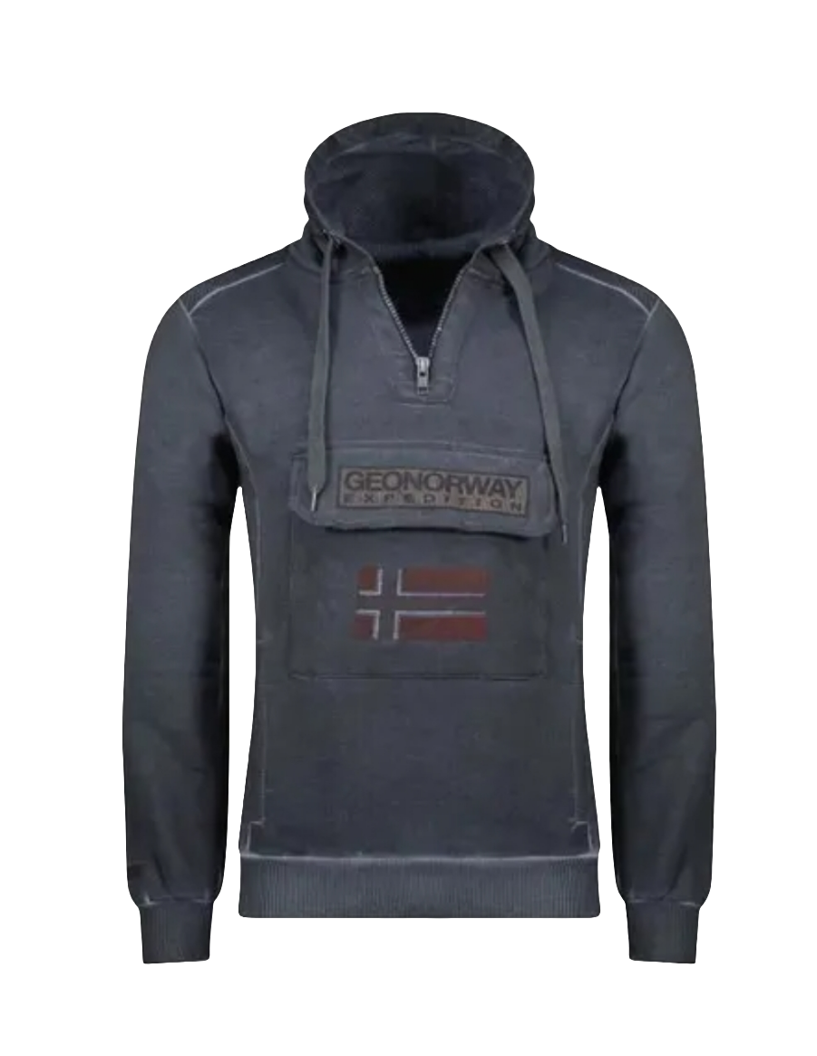 SWEAT A CAPUCHE GEONORWAY EXPEDITION GRIS