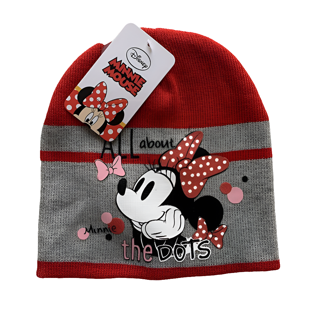 BONNET DISNEY MINNIE ROUGE ET GRIS