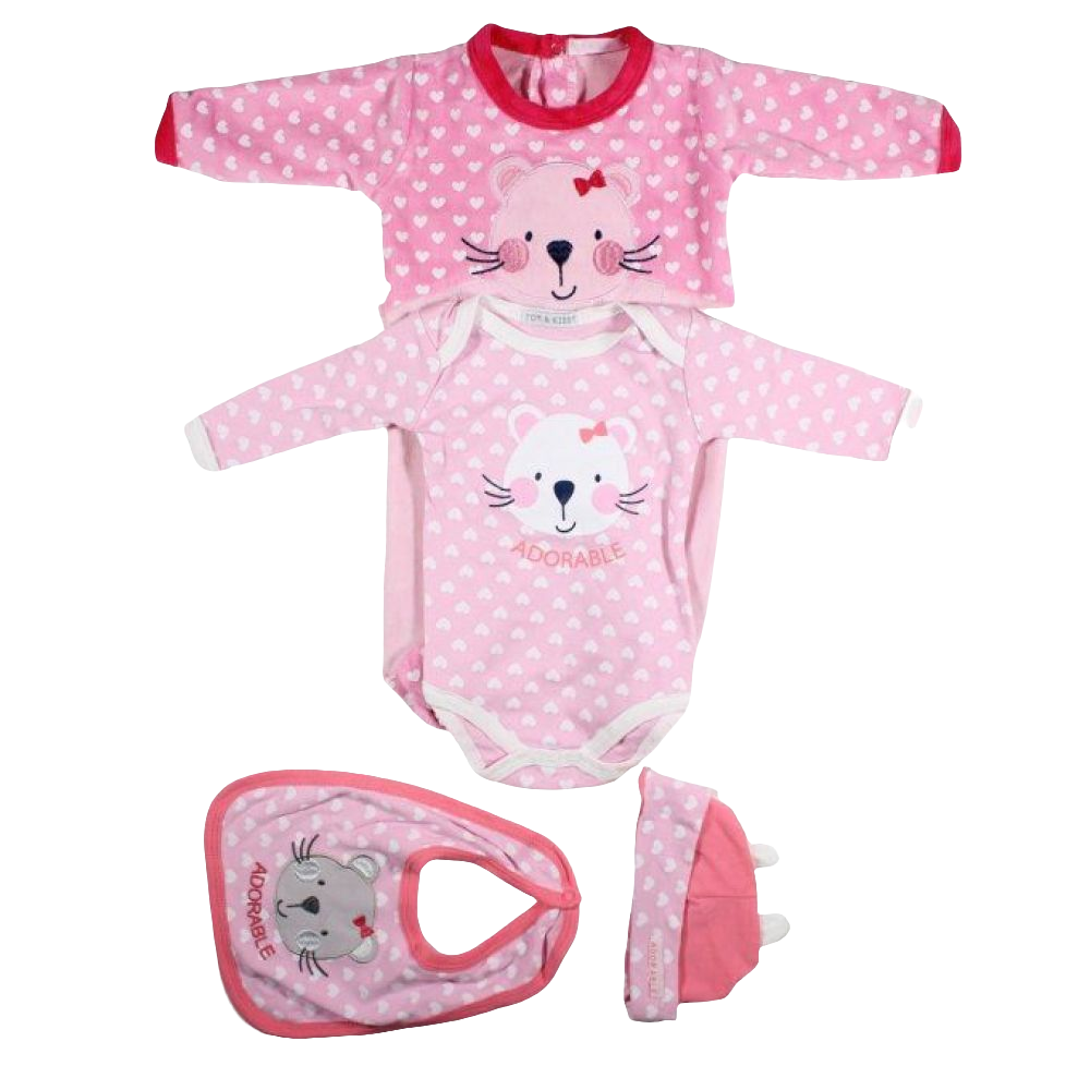 ENSEMBLE 4 PIECES TOM ET KIDDY