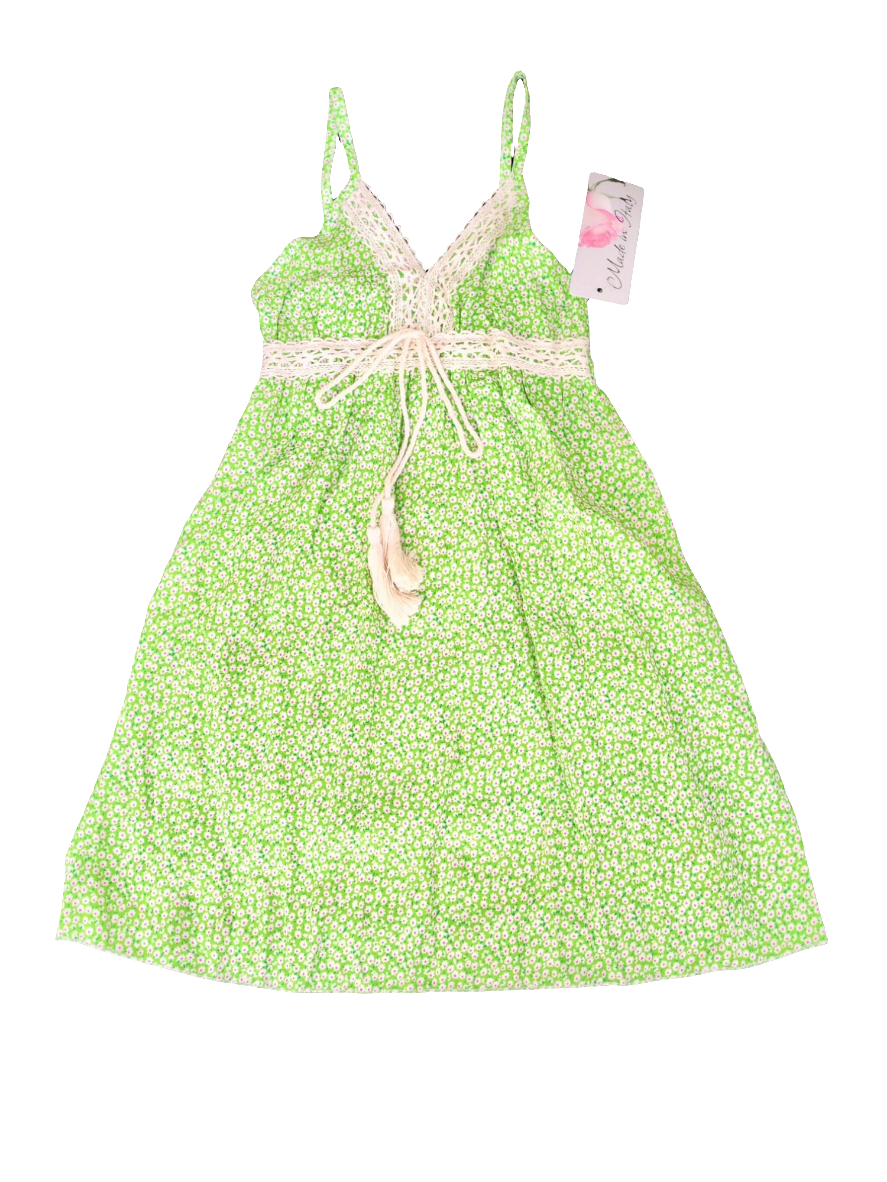 ROBE A BRETELLE VERTE