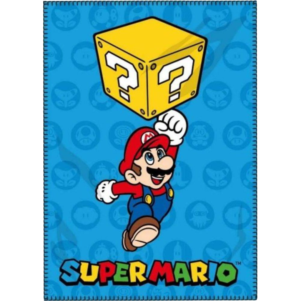 PLAID POLAIRE SUPER MARIO