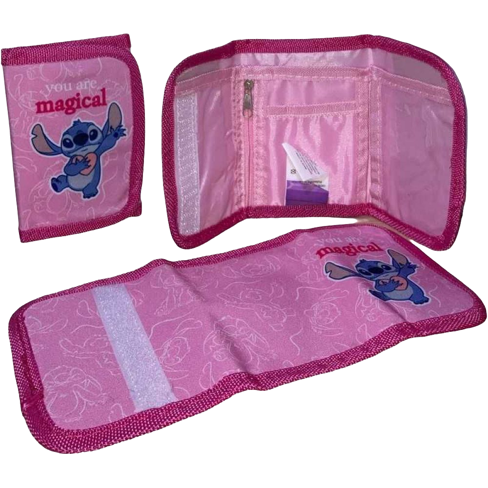 PORTEFEUILLE DISNET STITCH ROSE