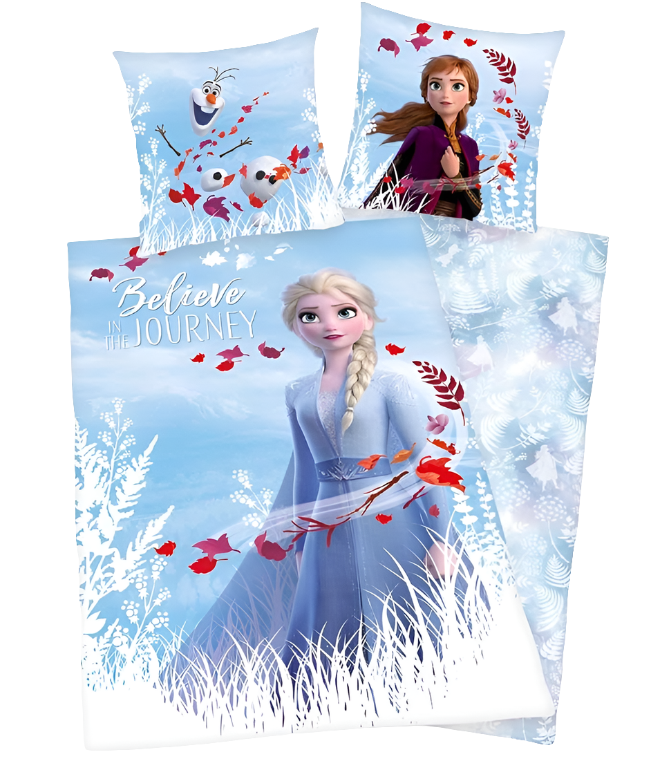 HOUSSE DE COUETTE REVERSIBLE DISNEY LA REINE DES NEIGES