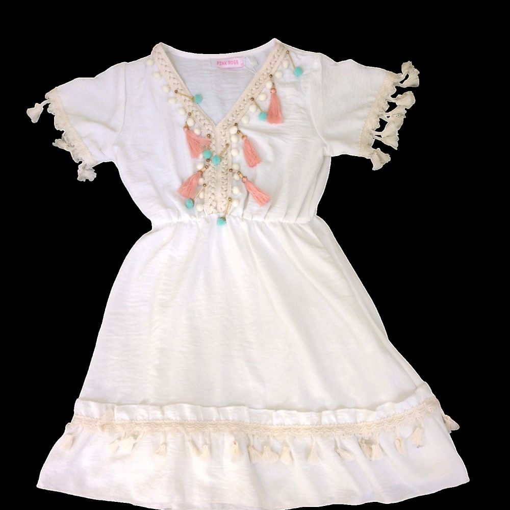 ROBE BOHEME BLANCHE