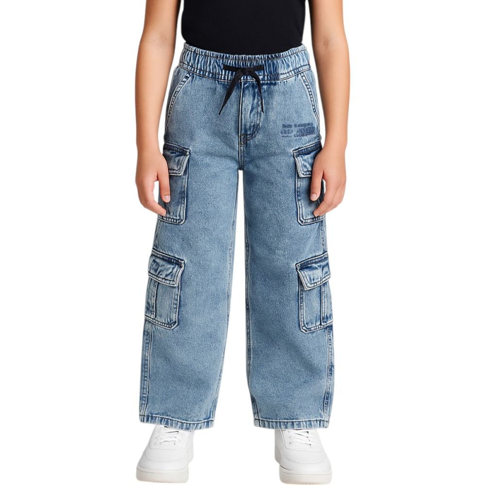 JEANS CARGO FILLE LEE COOPER