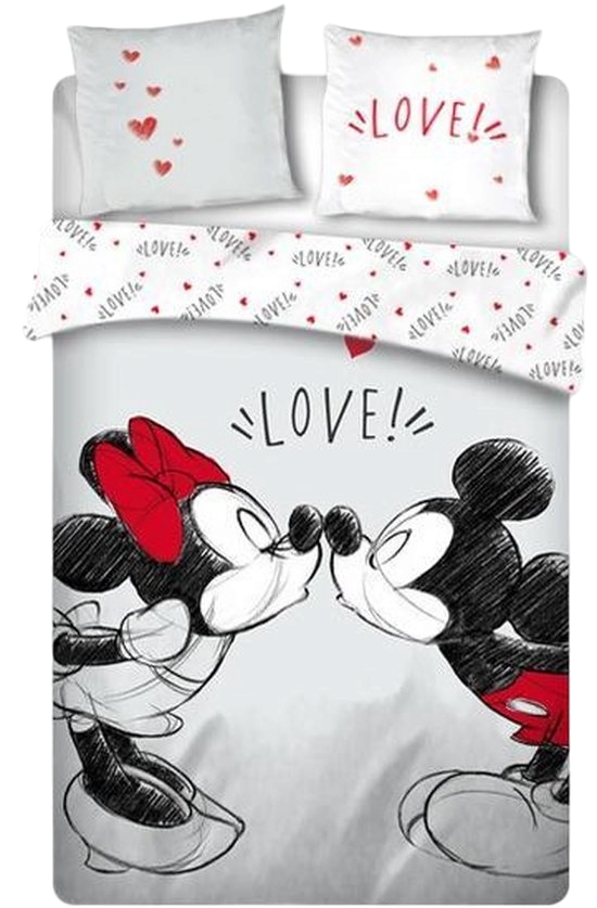 HOUSSE DE COUETTE DISNEY MINNIE ET MICKEY