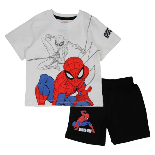 ENSEMBLE SHORT ET TEE SHIRT MARVEL SPIDERMAN