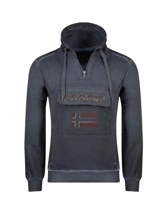 SWEAT A CAPUCHE GEONORWAY EXPEDITION GRIS