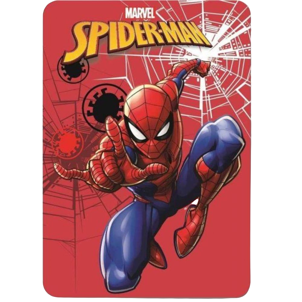 PLAID POLAIRE SPIDERMAN