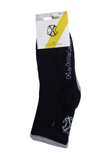 LOT DE 3 PAIRES DE CHAUSSETTES CHRISTIAN LACROIX