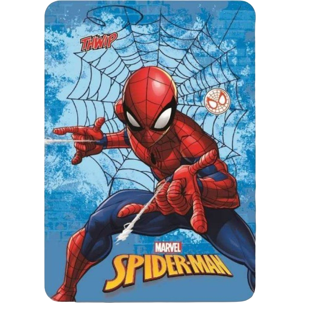 PLAID POLAIRE SPIDERMAN