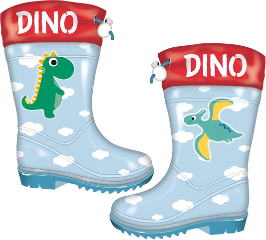 BOTTE DE PLUIE DINOSAURE