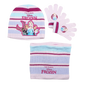 ENSEMBLE BONNEET 3 PIECES REINE DES NEIGES