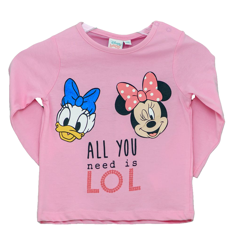 TEE SHIRT A MANCHE LONGUE DISNEY BABY MINNIE ET DAISY