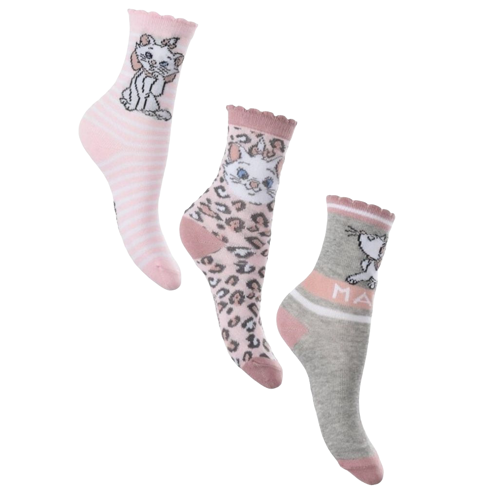 LOT DE 3 PAIRES DE CHAUSSETTES DISNEY MARIE