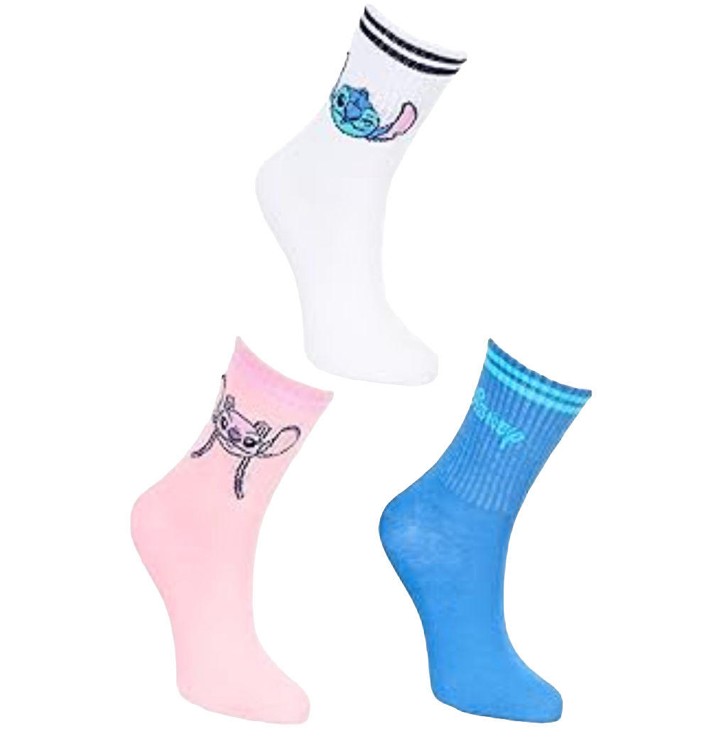 lot de 3 paires de chaussette Disney Stitch