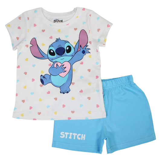 ENSEMBLE SHORT ET TEE SHIRT DISNEY STITCH