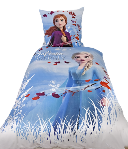 HOUSSE DE COUETTE REVERSIBLE DISNEY LA REINE DES NEIGES