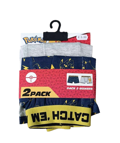 LOT DE 2 BOXERS POKEMON