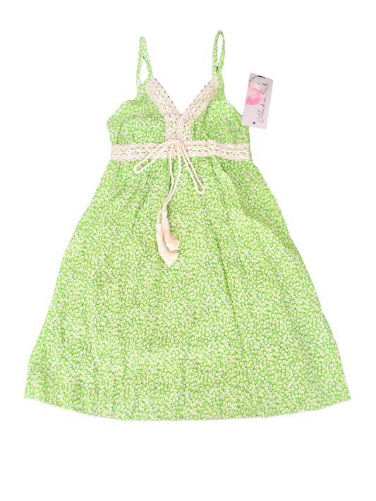 ROBE A BRETELLE VERTE