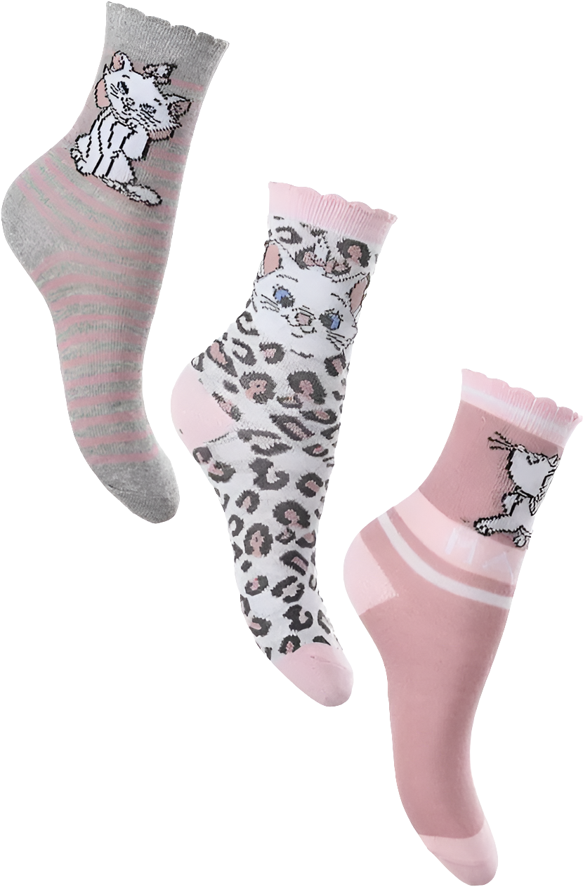 LOT DE 3 PAIRES DE CHAUSSETTES DISNEY MARIE