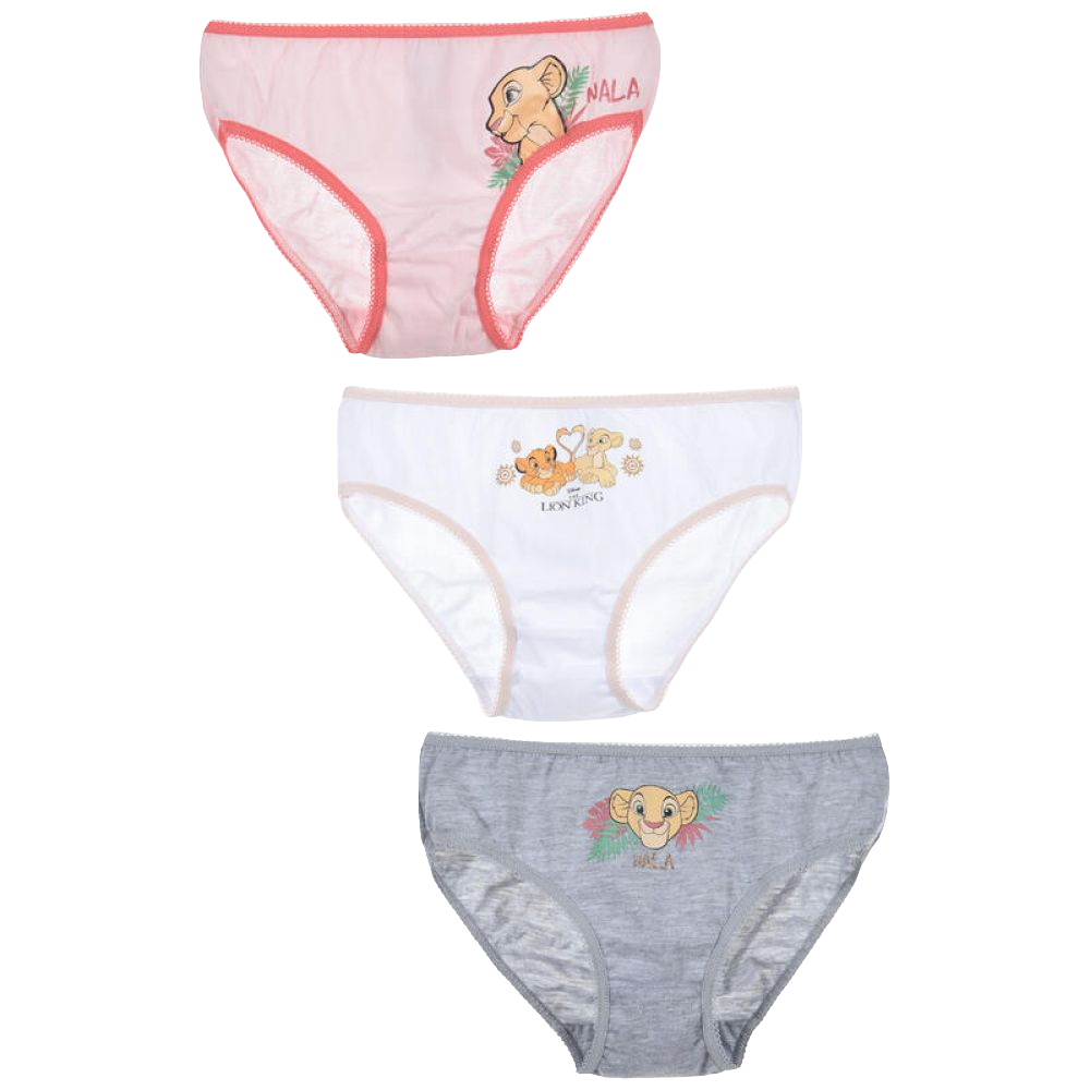 LOT DE 3 CULOTTES DISNEY LE ROI LION