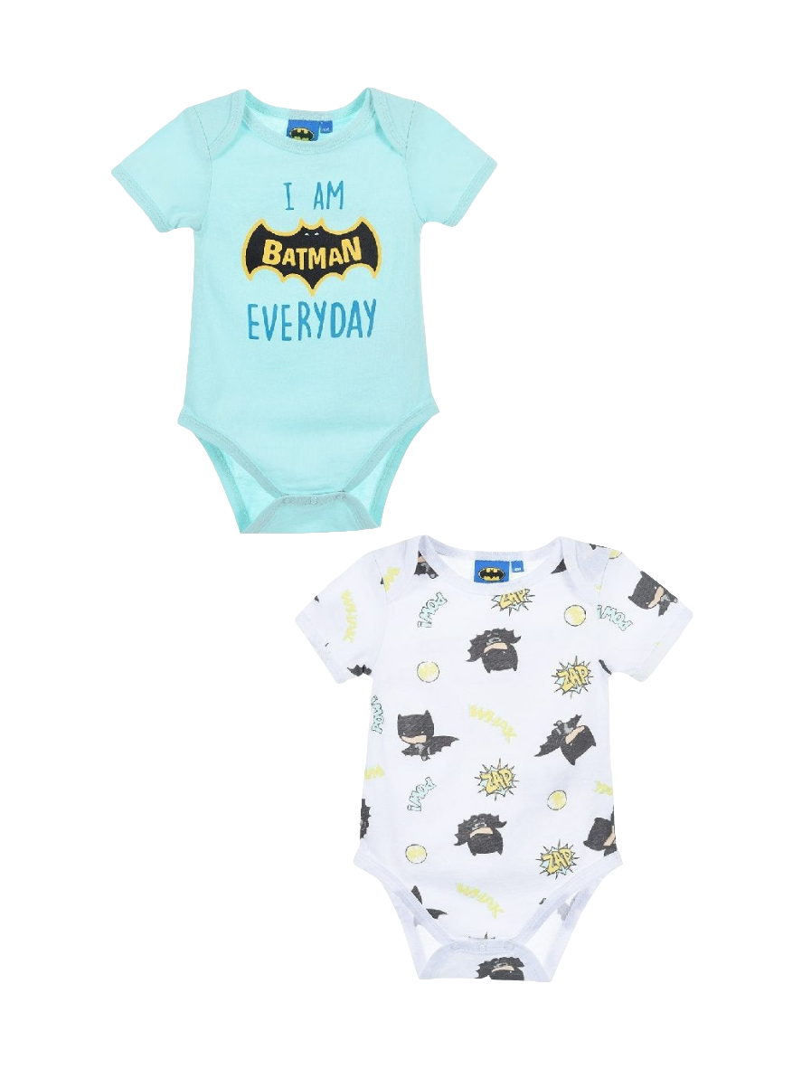 LOT DE 2 BODYS MANCHE COURTE BATMAN