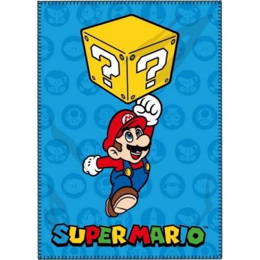PLAID POLAIRE SUPER MARIO