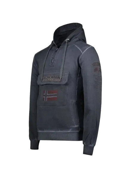 SWEAT A CAPUCHE GEONORWAY EXPEDITION GRIS