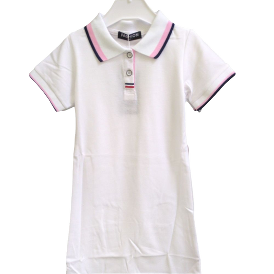 ROBE POLO BLANCHE