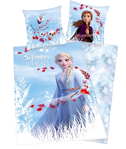 HOUSSE DE COUETTE REVERSIBLE DISNEY LA REINE DES NEIGES
