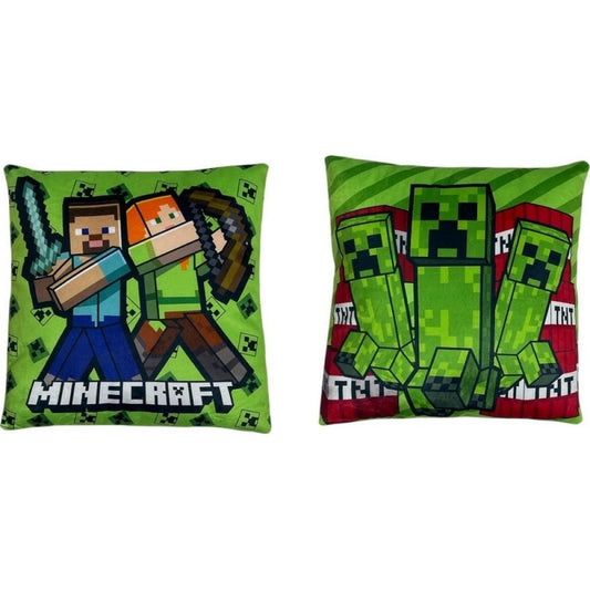 Coussin Minecraft 38 cm( Impression recto verso)