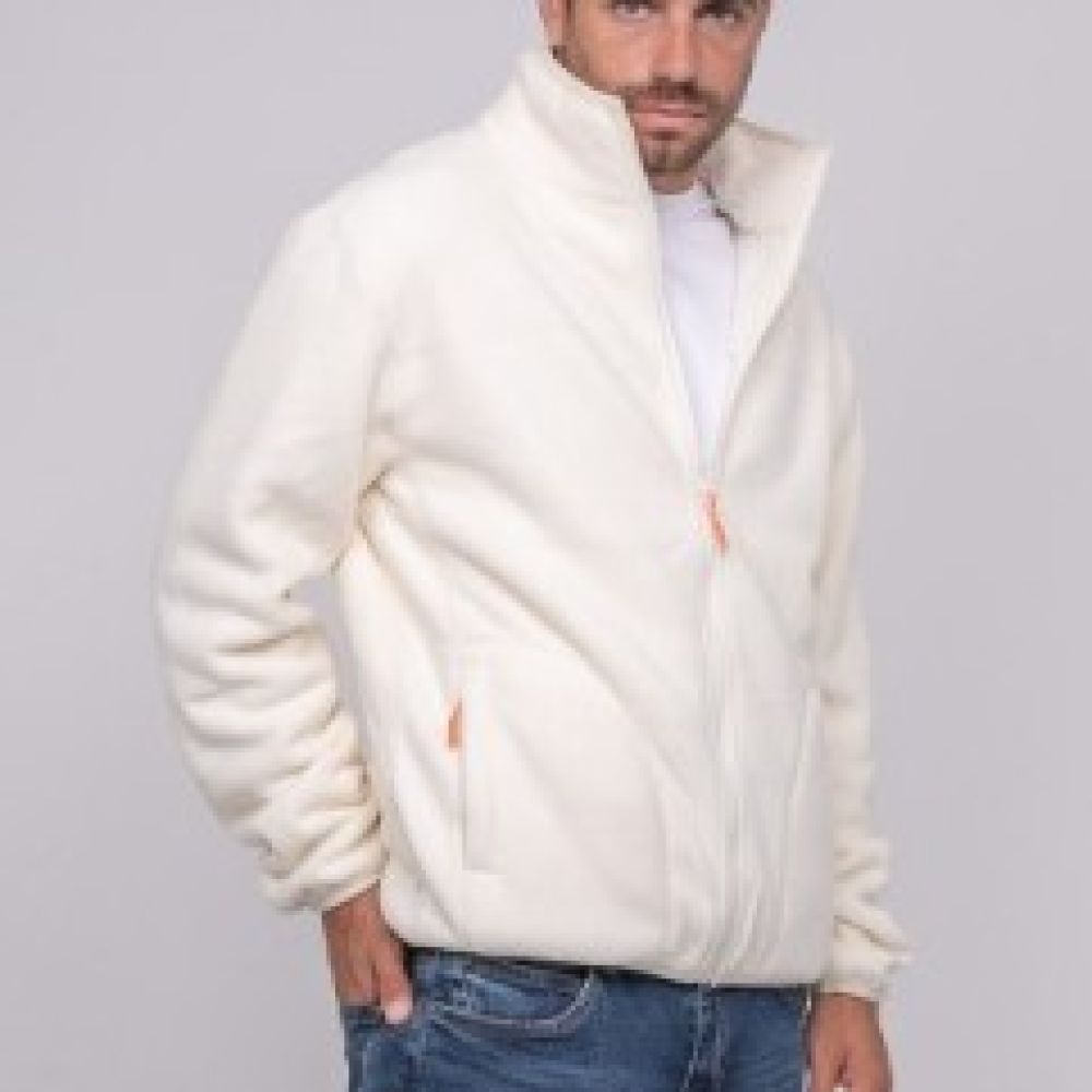 VESTE POLAIRE REVERSIBLE RITCHIE ECRU