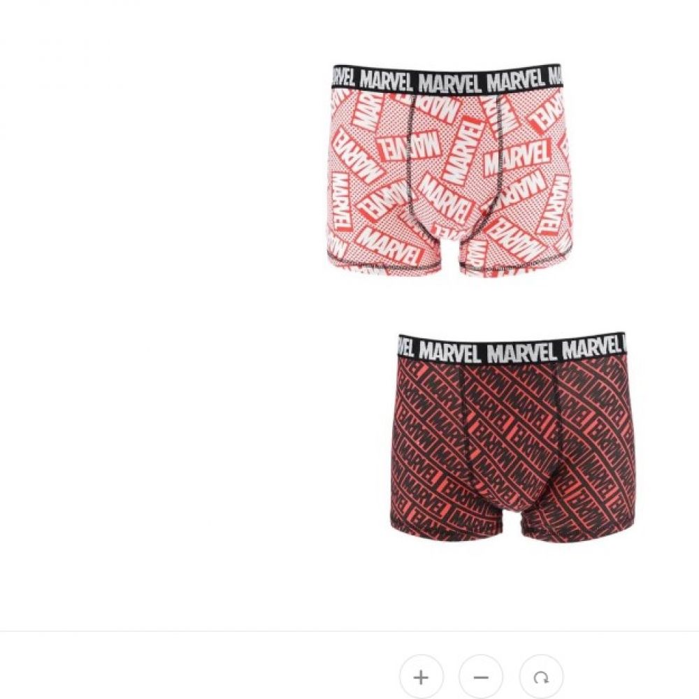 LOT DE 2 BOXERS MARVEL