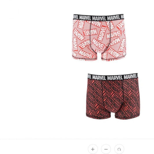 LOT DE 2 BOXERS MARVEL