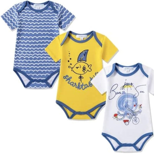 LOT DE 3 BODYS MANCHE COURTE