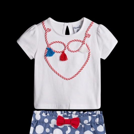ENSEMBLE BEBE FILLE SHORT ET TEE SHIRT