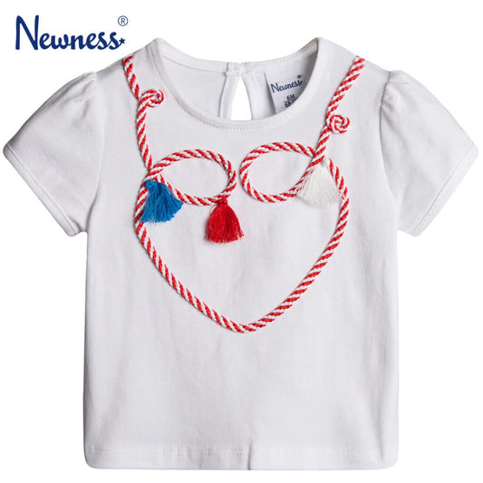 TEE SHIRT MANCHE COURTE BEBE FILLE NEWNESS