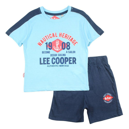 ENSEMBLE SHORT ET TEE SHIRT GARCON LEE COOPER