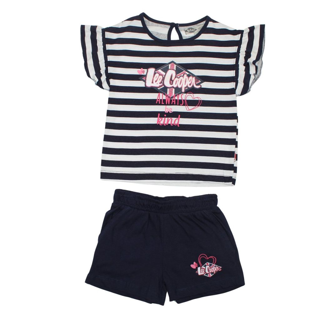 ENSEMBLE SHORT ET TEE SHIRT FILLE LEE COOPER