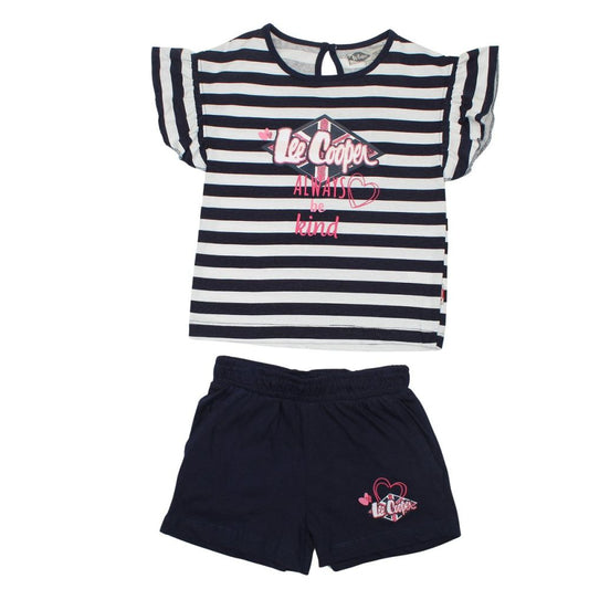 ENSEMBLE SHORT ET TEE SHIRT FILLE LEE COOPER