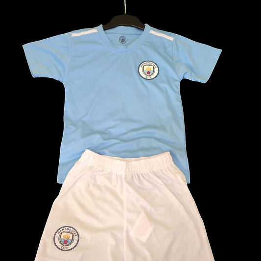 ensemble officiel short et tee shirt Manchester city