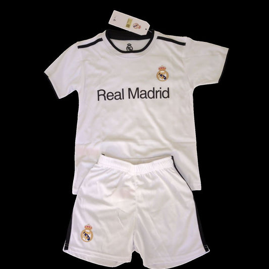 ensemble officiel short et tee shirt REAL DE MADRID