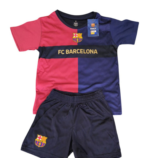ensemble officiel short et tee shirt FC BARCELONE