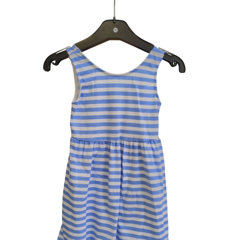 ROBE A RAYURE BLEU ET BLANCHE