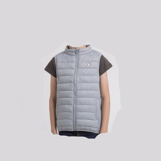 DOUDOUNE SANS MANCHE RITCHIE JEANS GRIS CLAIR